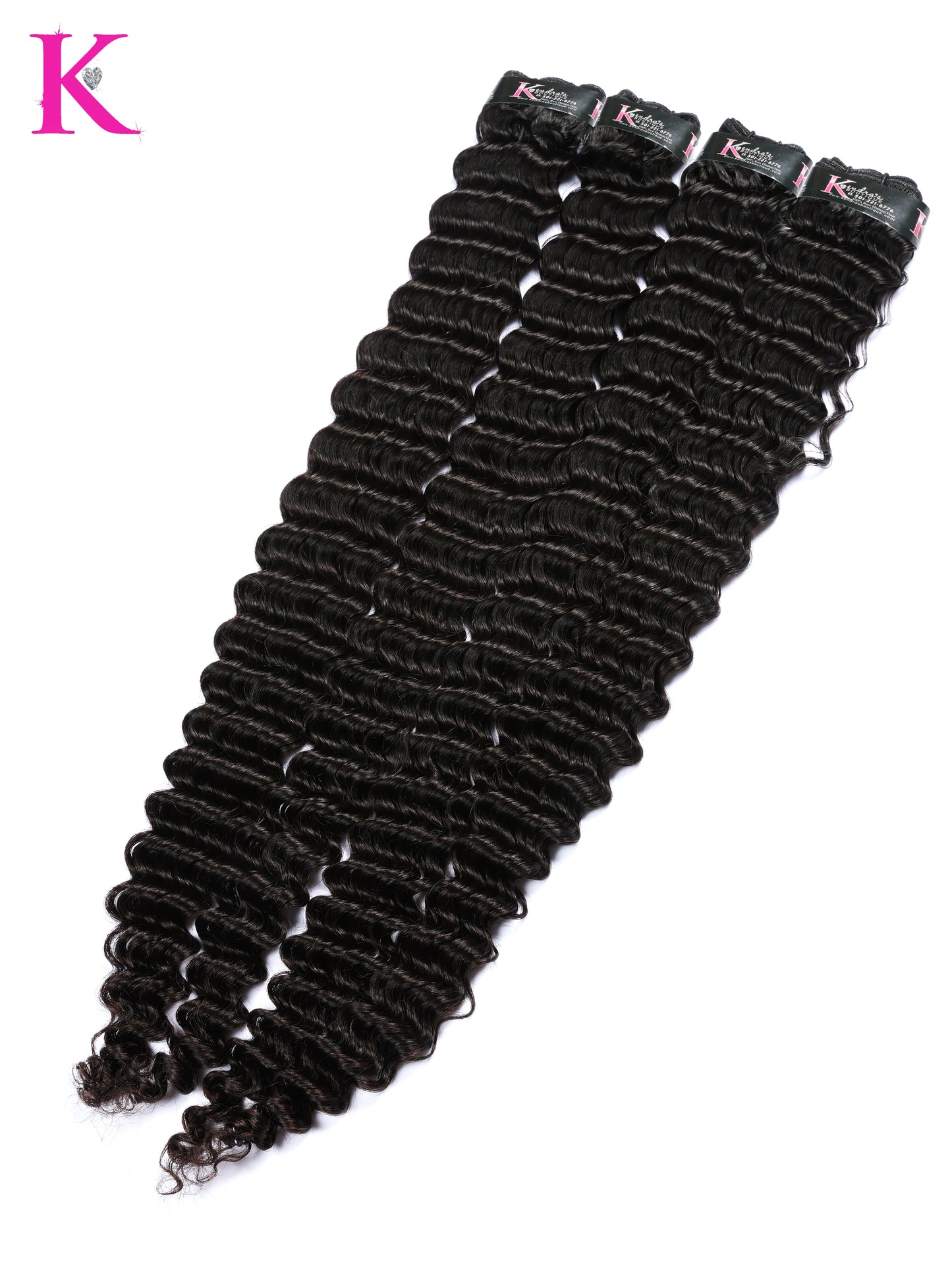Raw Loose Deep Wave 40” Bundles