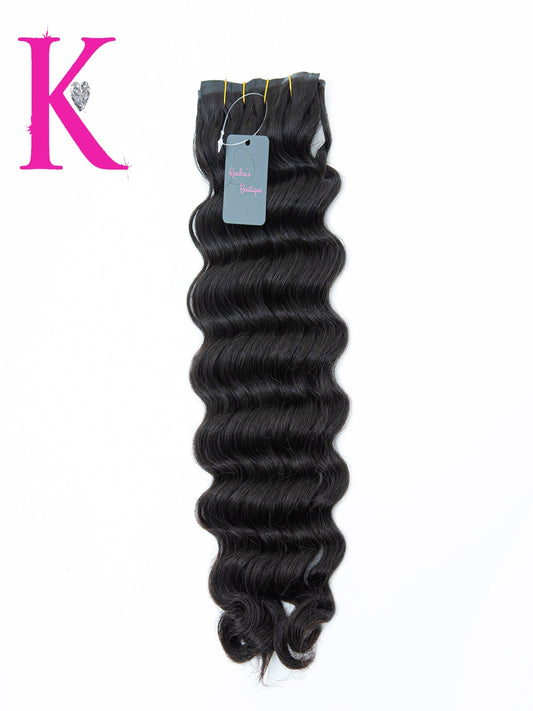 Raw Loose Deep Wave Seamless Clip-In Extensions