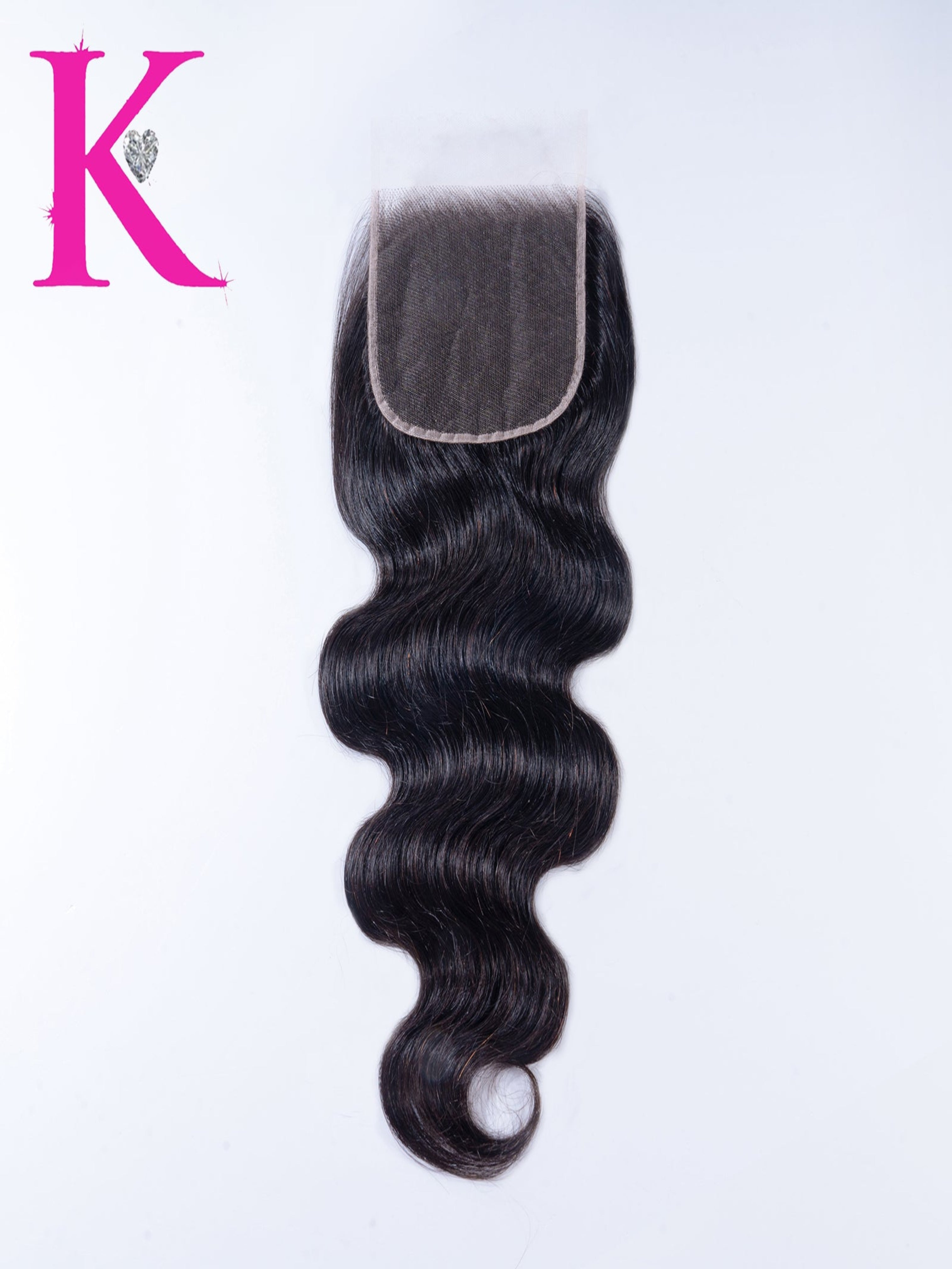 Back View of 5x5 Body Wave Closure (HD Lace)