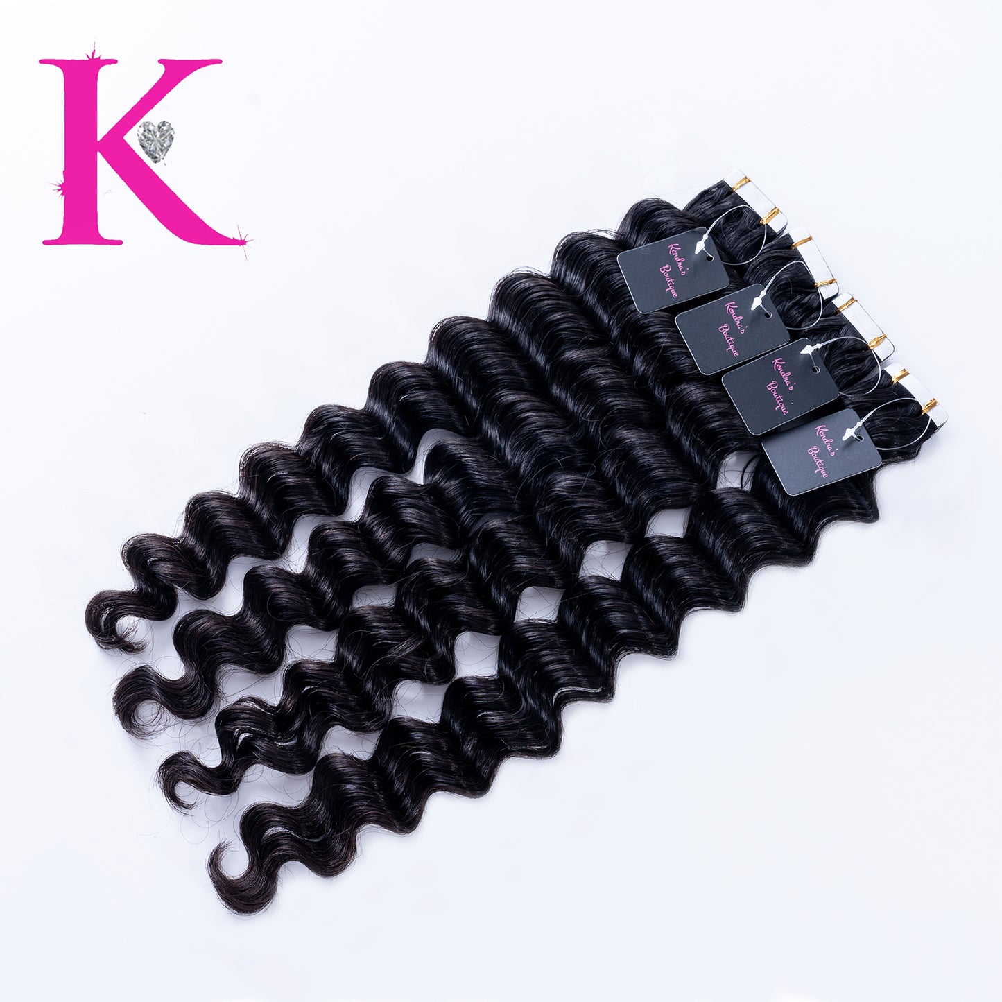 Raw Loose Deep Wave Tape-In Extensions