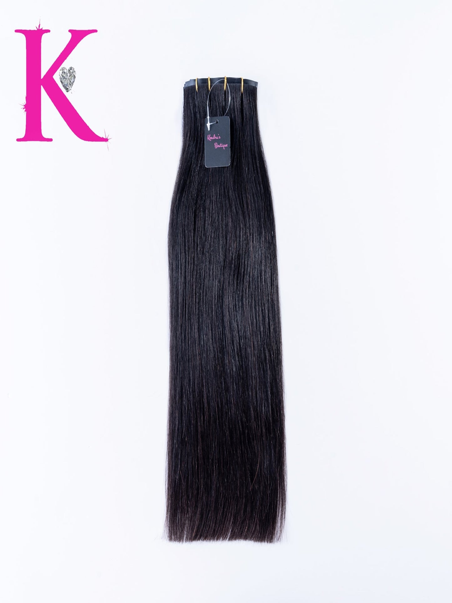 Raw Straight Seamless Clip-In Extensions
