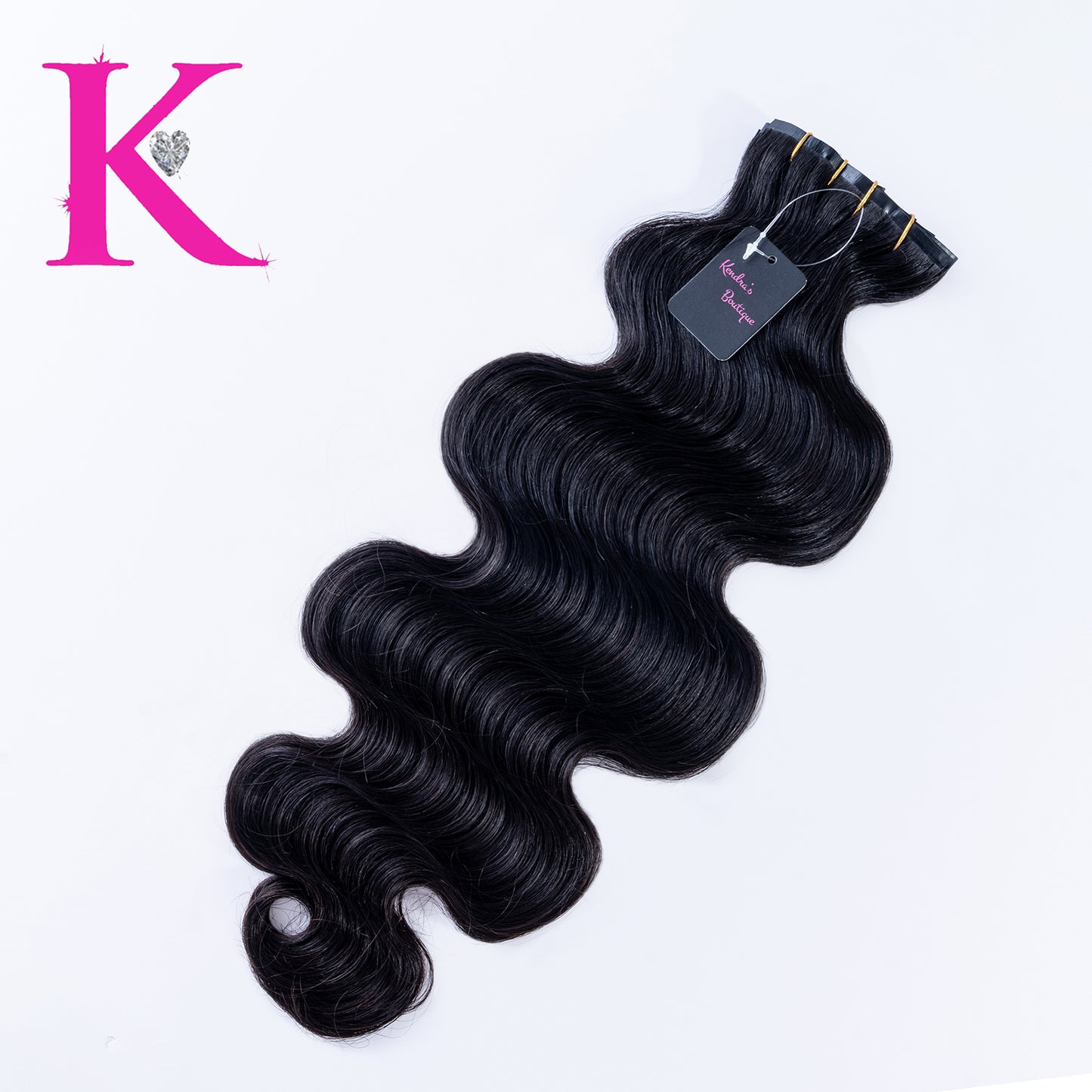 Raw Body Wave Seamless Clip-In Extensions