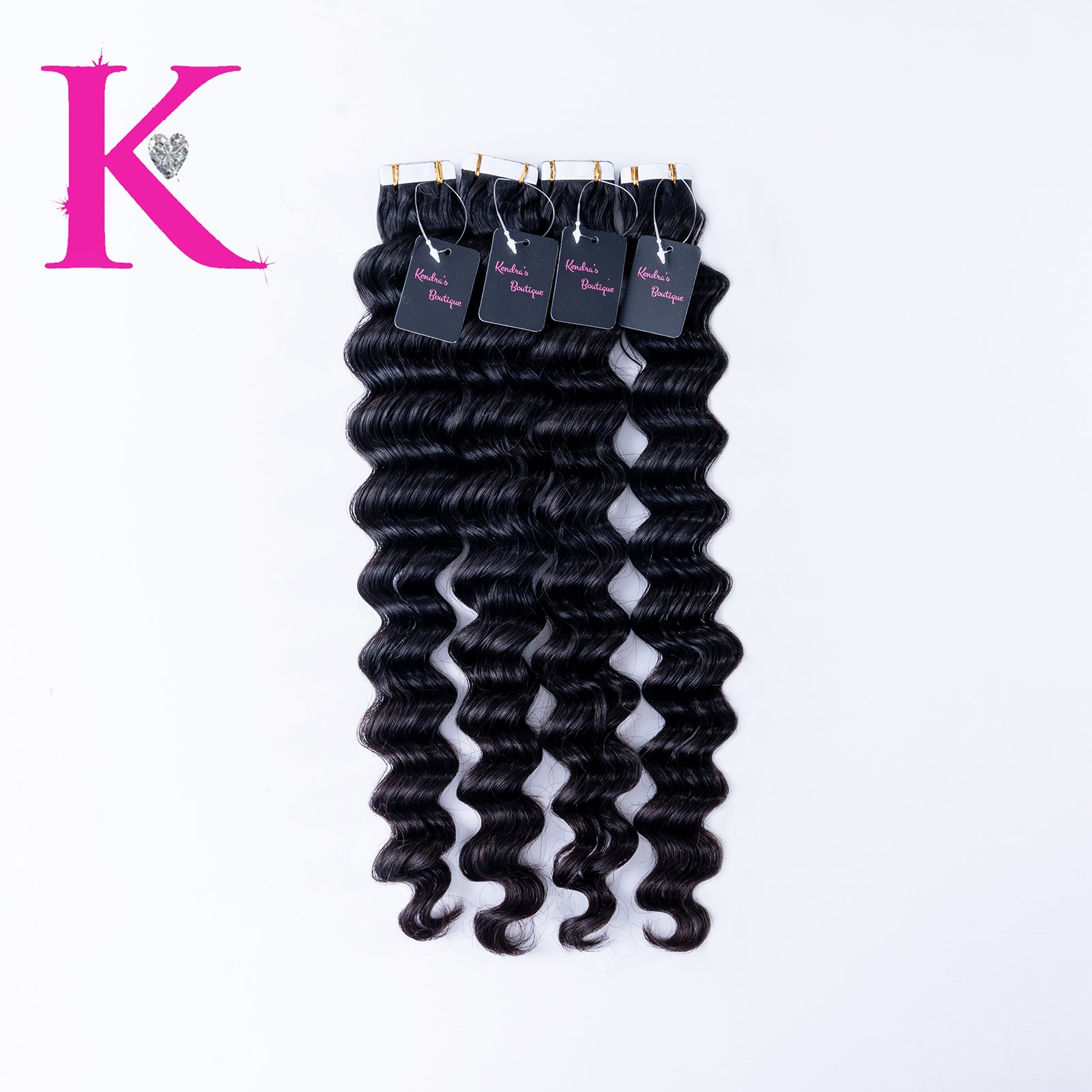 Loose Deep Wave Raw Tape-In Extensions - Kendra's Boutique Loose Deep Wave Raw Tape-In Extensions - Kendra's Boutique