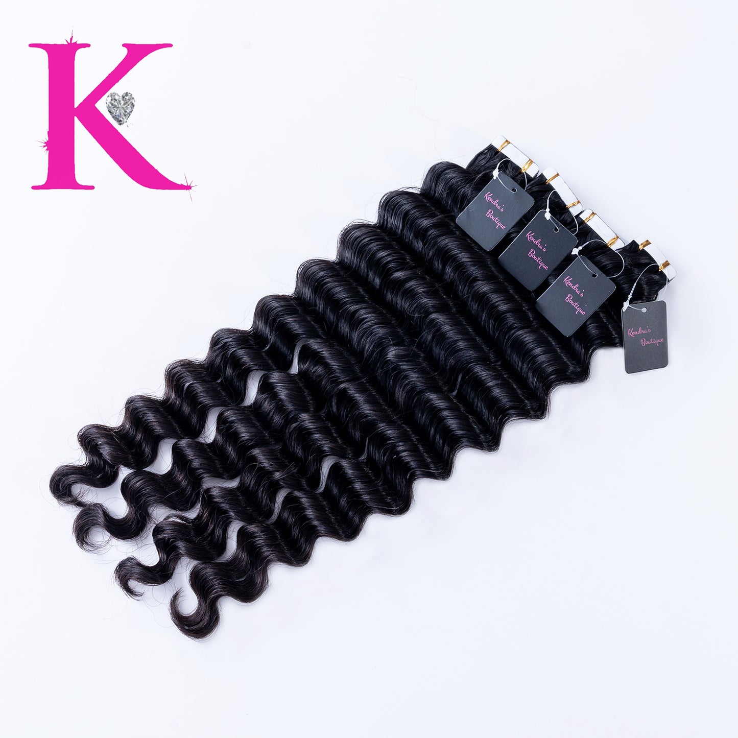 Raw Loose Deep Wave Tape-In Extensions