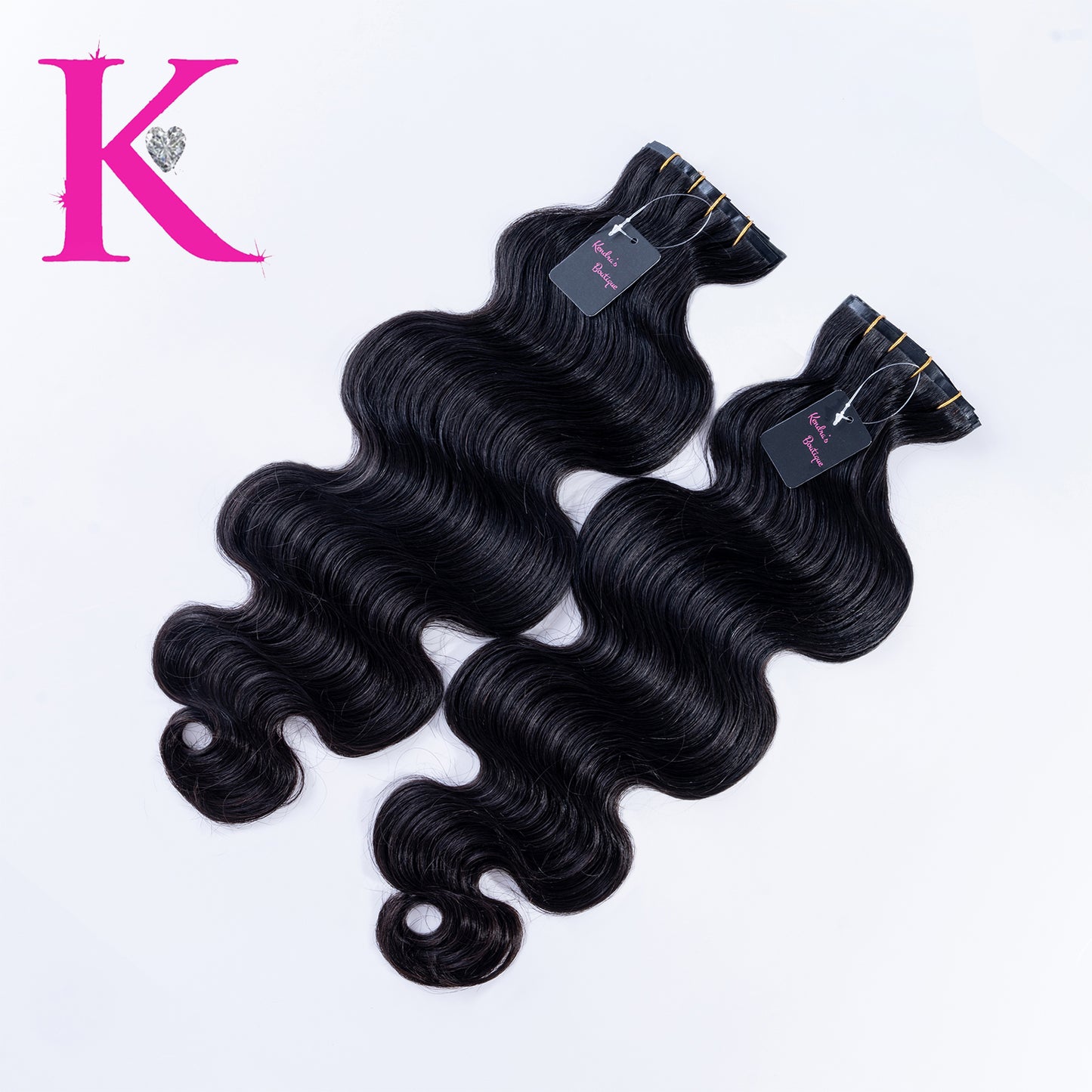Raw Body Wave Seamless Clip-In Extensions