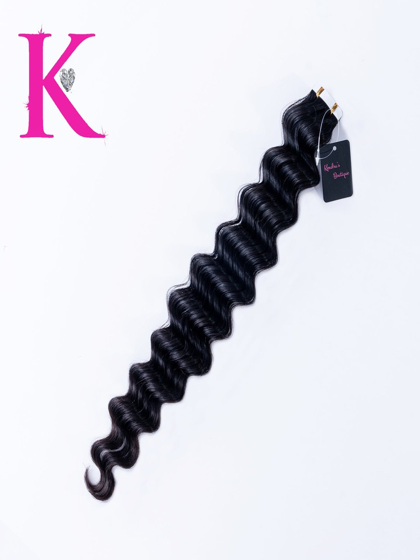 Raw Loose Deep Wave Tape-In Extensions