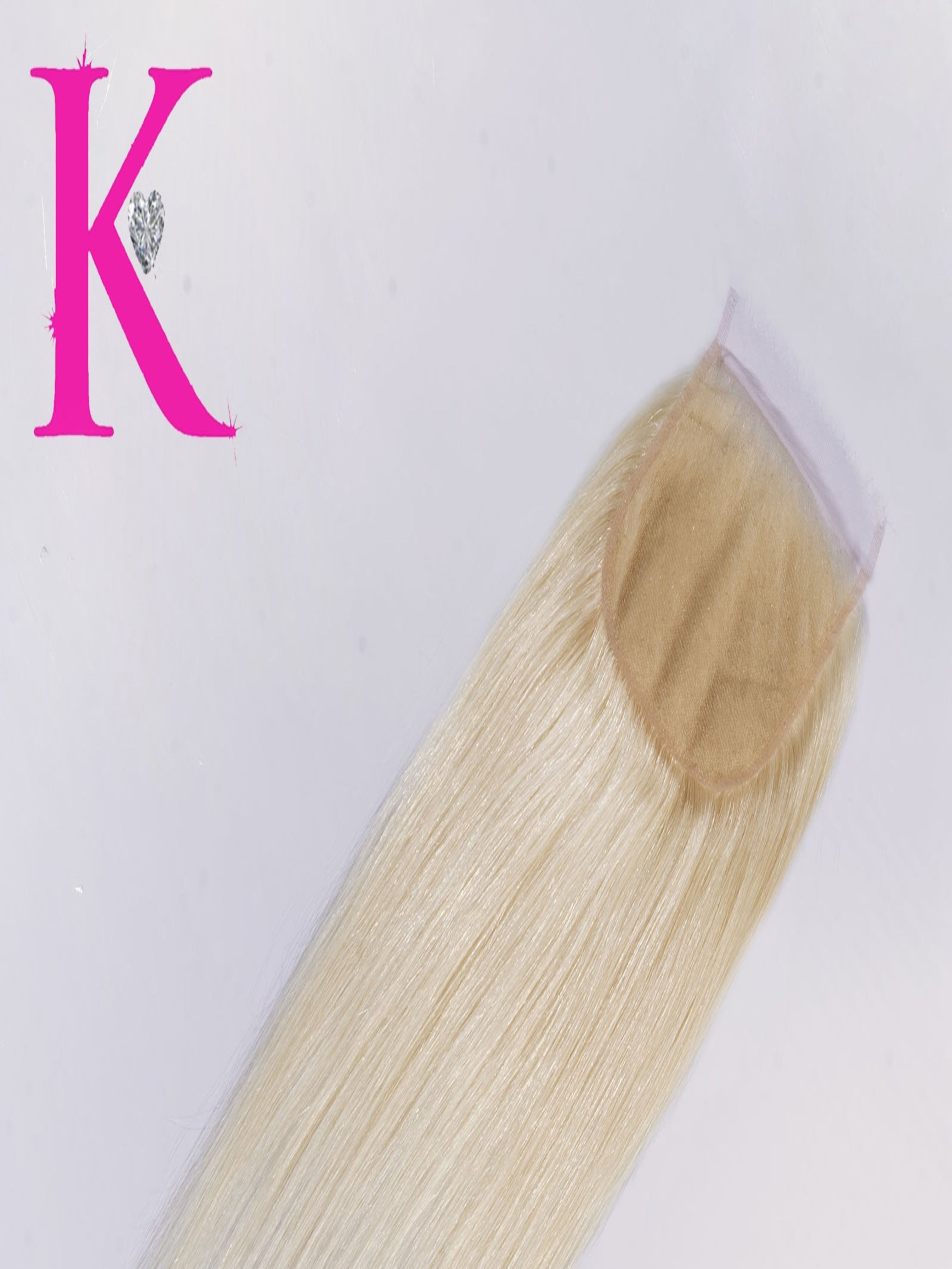 AN FLAWLESS ドレナージュ 5x5 Platinum Blonde HD Lace Closure | Raw Hair