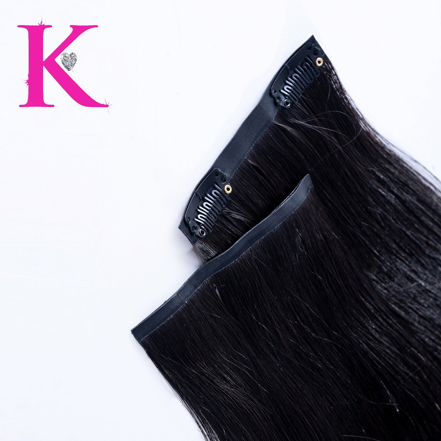 Raw Straight Seamless Clip-In Extensions