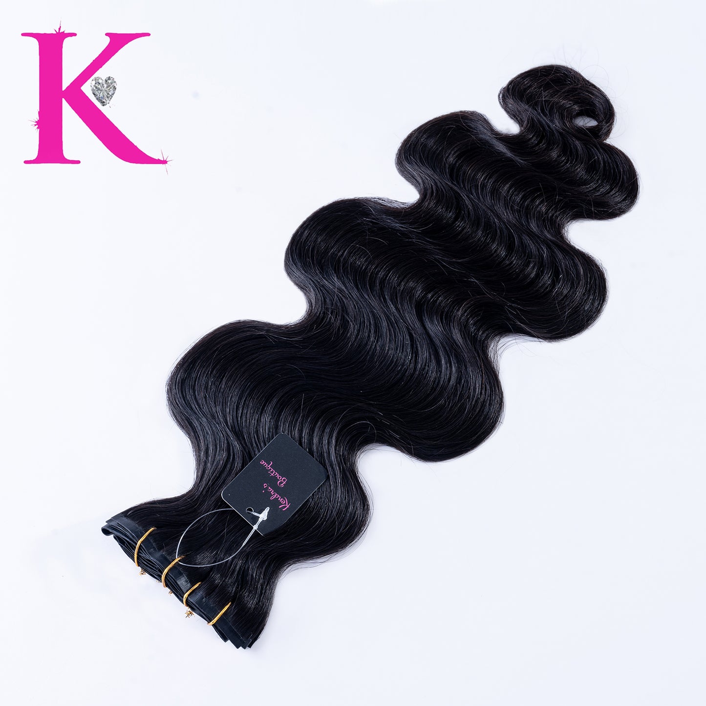 Raw Body Wave Seamless Clip-In Extensions