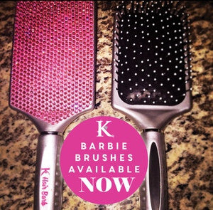 Hair Barb Pink Brush