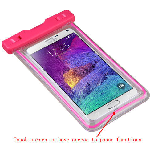 Waterproof & Glow-In Dark "Hair Barb" Pink Phone Case