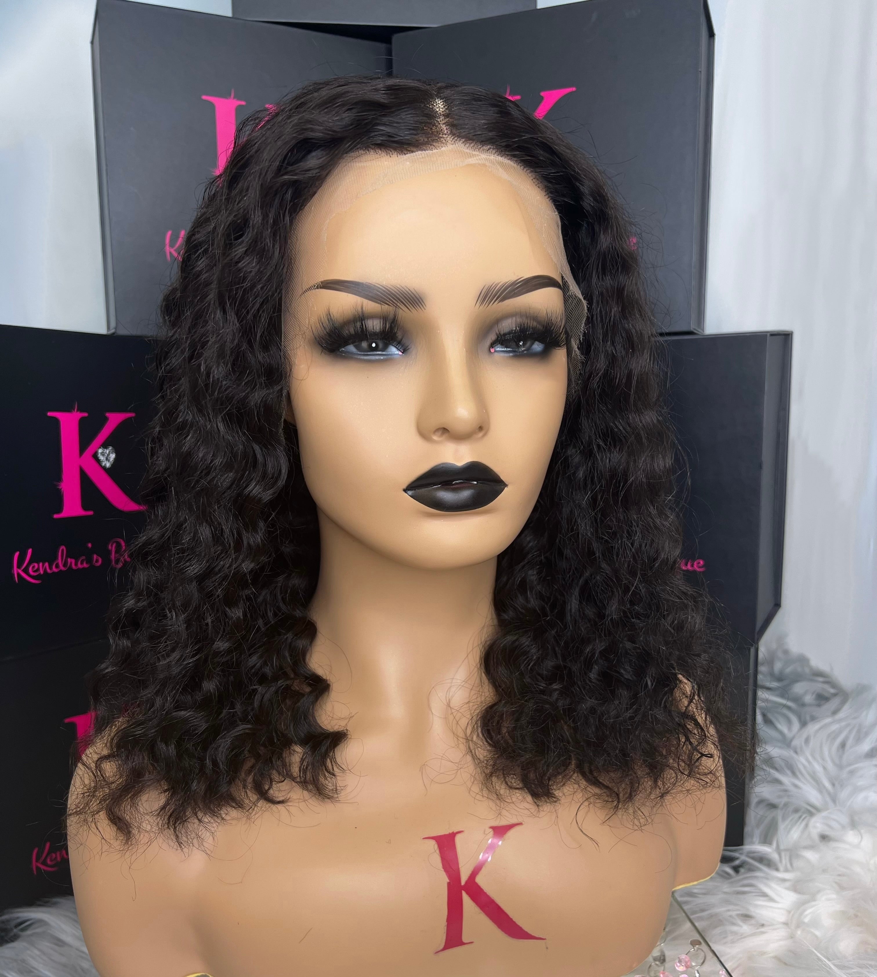 13x4 Bob Deep Wave RAW Brazilian HD Lace Frontal Wig